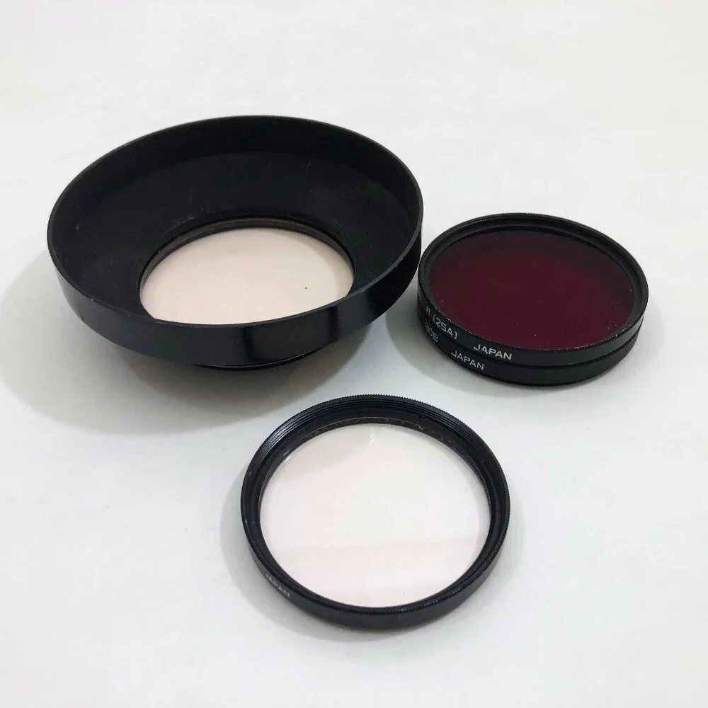 Tiffen 58mm Wide Angle Lens Shade & 5 Assorted Size Filters